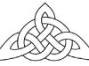 Simple celtic knot design