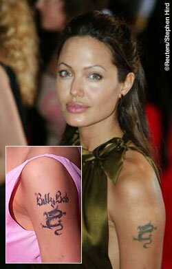 Angelina Jolie Tattoo